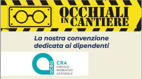 OCCHIALI IN CANTIERE
